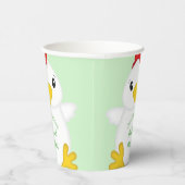 HühnerBaby-Duschfarm Pappbecher (Rechts)