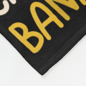Hühnerbanane Fleecedecke (Ecke)