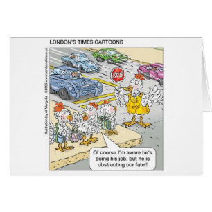 Hühnerbarrieren Lustige Cartoon-Geschenke & T-Shir