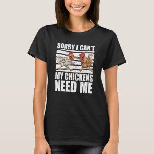 Hühnerbauer Farm Tier Vogel Landwirtschaft Huhn T-Shirt