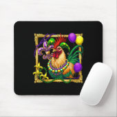 Hühnerbeeren Mardi Gras Karneval Bauer A Mousepad (Mit Mouse)