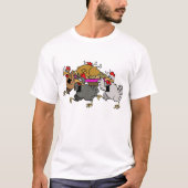 Hühnerbegräbnis T-Shirt (Vorderseite)