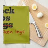 Hühnerbein-Gebäude Handtuch (Viertel Falte)