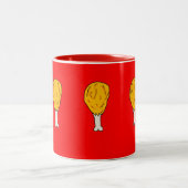 Hühnerbein-Tasse Zweifarbige Tasse (Mittel)