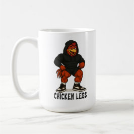 Hühnerbeine – Lustiger aufgepumpter Hühner-Gym-Wor Kaffeetasse