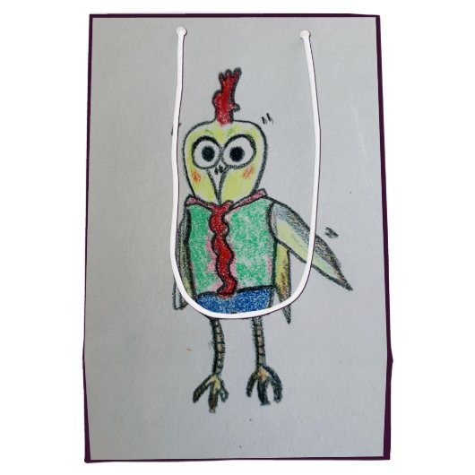 Hühnerbeutel Mittlere Geschenktüte (Rückseite)