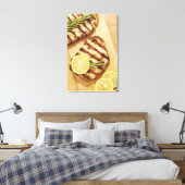 Hühnerbrüste, gegrillt leinwanddruck (Insitu (Schlafzimmer))
