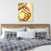 Hühnerbrüste, gegrillt leinwanddruck (Insitu (Schlafzimmer))