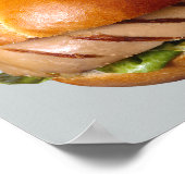 Hühnerbrustsandwich Poster (Ecke)