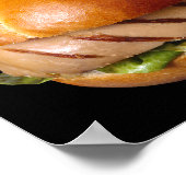 Hühnerbrustsandwich Poster (Ecke)