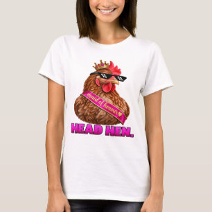 Hühnerchef - Brautjungfer-Hendesign T-Shirt