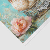 HühnerCollage Decoupage Seidenpapier (Ausschnitt)