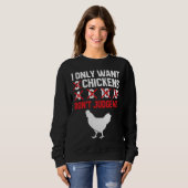 Hühnercoop-Hühner-Bauer Sweatshirt (Vorne ganz)