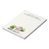 Hühnercoop Personalisiert Notizblock (Rotiert)