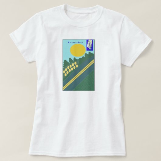 Hühnercoup T-Shirt (Design vorne)
