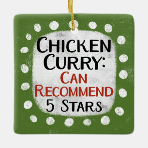 HühnerCurry Review 5 Sterne Ornament
