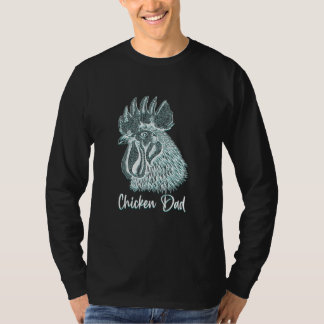 HühnerDaddy für Geflügel Retro The Chicken Whisky T-Shirt