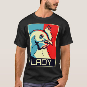 Hühnerdame Hahn Hühner-Grafik I Huhn T-Shirt