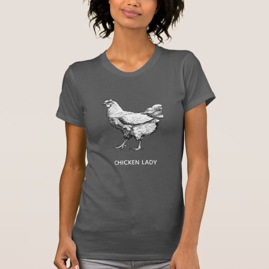 Hühnerdame T-Shirt (Vorderseite)