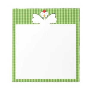 Hühnerdarstellung Notizblock