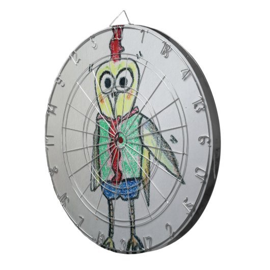 Hühnerdartboard Dartscheibe (Vorderseite rechts)