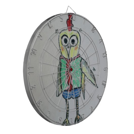 Hühnerdartboard Dartscheibe (Vorderseite Links)