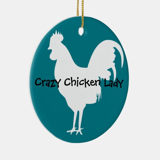 Hühnerdekor Keramikornament (Rechts)