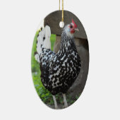 Hühnerdekor Keramikornament (Rechts)