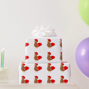 Hühnerdesign Geschenkpapier