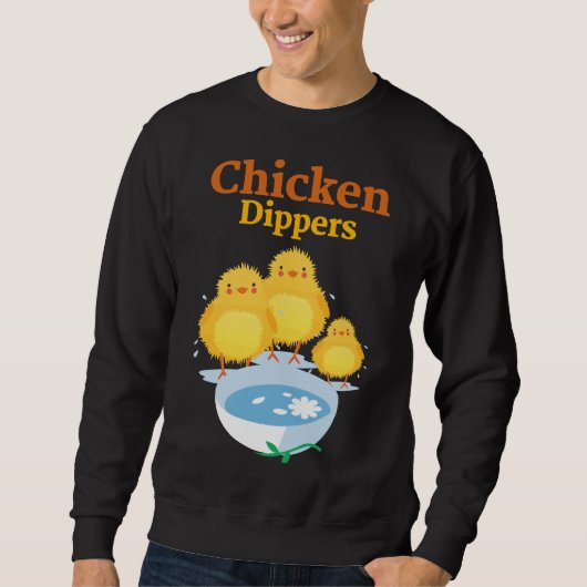Hühnerdippers Sweatshirt (Vorderseite)