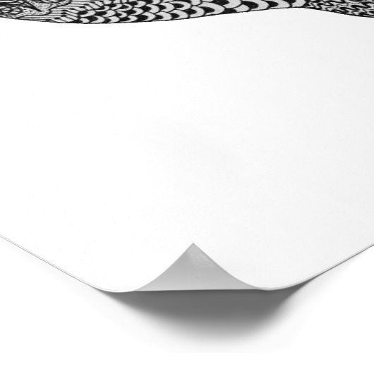 Hühnerdoodle Poster (Ecke)