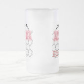 Hühnerdraht Mattierte Bier-Tasse Mattglas Bierglas (Mittel)