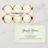 Hühnereier Branding Visitenkarte (Vorne/Hinten)