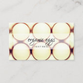 Hühnereier Branding Visitenkarte (Vorderseite)