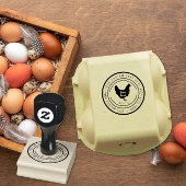 Hühnereier Briefmarke Gummistempel