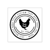 Hühnereier Briefmarke Gummistempel (Prägung)