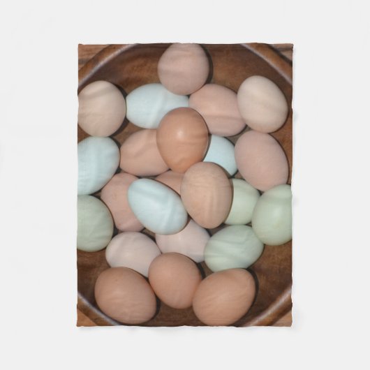 Hühnereier Fleecedecke (Vorderseite)