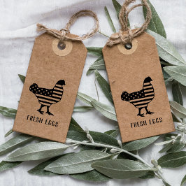 Hühnereier | Frischeier | Briefmarke der US-Flagge Gummistempel