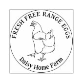 Hühnereier, handgezogen gummistempel (Prägung)