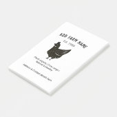 Hühnereier im Bauernhof geben den Namensadresskont Post-it Klebezettel (angewinkelt)