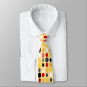 Hühnereier im modernen geometrischen Memphis-Stil Krawatte (Gebunden)