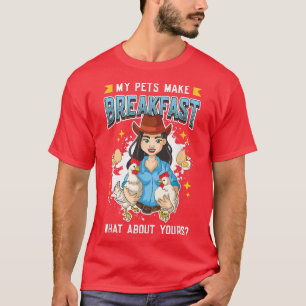 Hühnereier - Meine Haustiere machen eine Hühnerfar T-Shirt