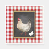 Hühnereier Niedlicher Landstil Serviette (Vorderseite)