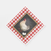 Hühnereier Niedlicher Landstil Serviette (Ecke)