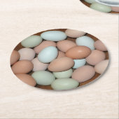 Hühnereier Party Untersetzer (Angewinkelt)