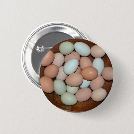 Hühnereigel Button (Vorne & Hinten)