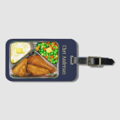 Hühneressen Gepäckanhänger (Vorderseite (Horizontal))