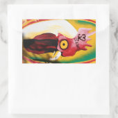 Hühnerfalke-Aufkleber Rechteckiger Aufkleber (Tasche)