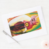 Hühnerfalke-Aufkleber Rechteckiger Aufkleber (Umschlag)