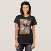Hühnerfarbmuster Aktives Muster T-Shirt (Vorne ganz)